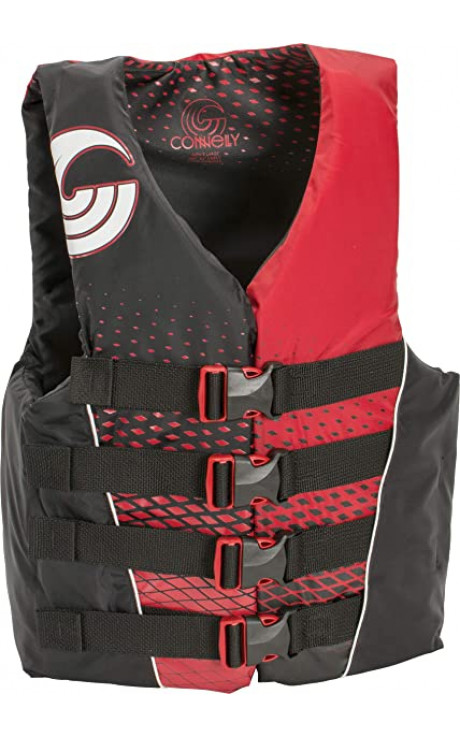 CONNELLY NYLON VEST 4 BUCKLE RED