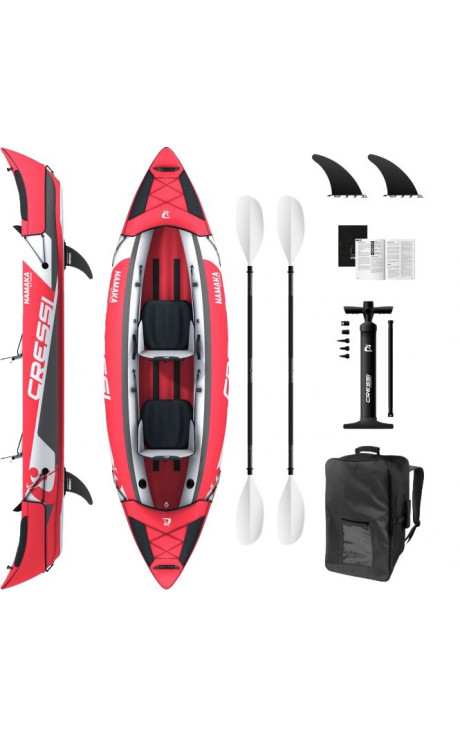 Canoa Gonfiabile Cressi Namaka Set Kit Kayak 2 Due Posti #2023