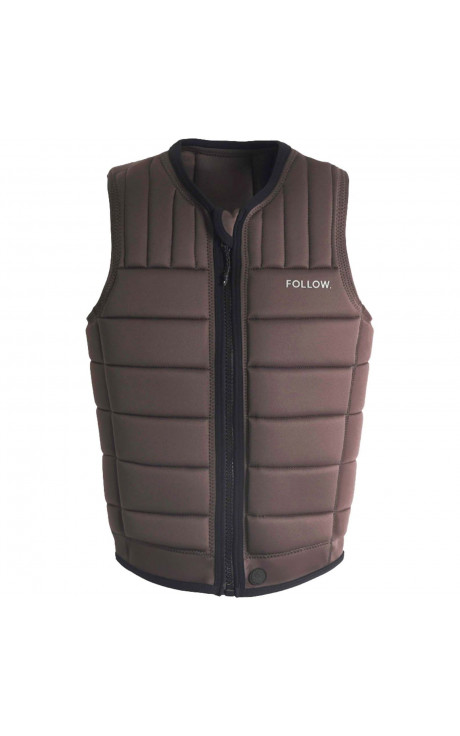 Follow Wake Total Wake Impact Vest - Dark Brown #2025 