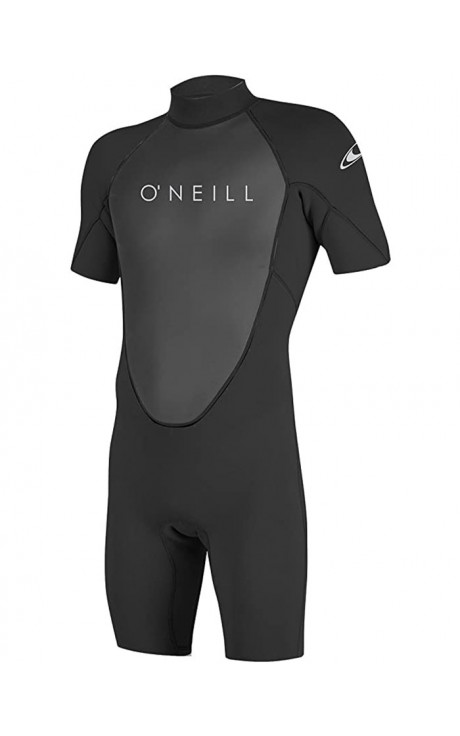 O'NEILL WETSUIT REACTOR 2 BACK ZIP S/S SPRING BLACK/BLACK 2MM #2023