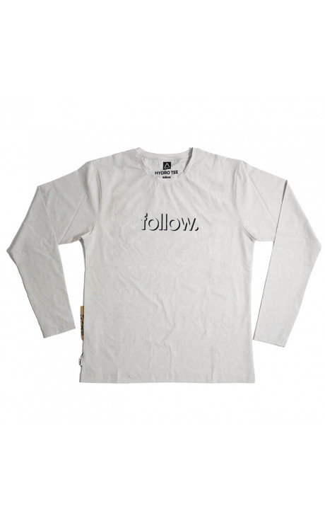 Follow Corp L/S Hydro Tee - Stone #2023