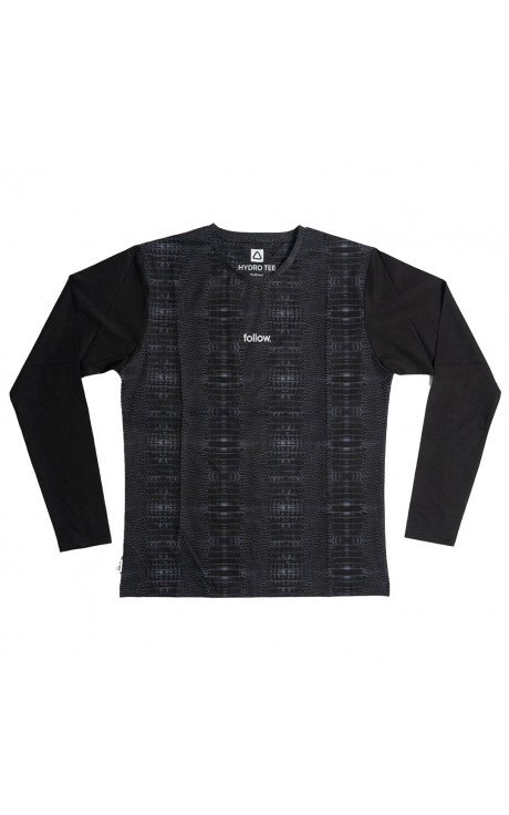  Follow Pro L/S Hydro Tee - Black #2023