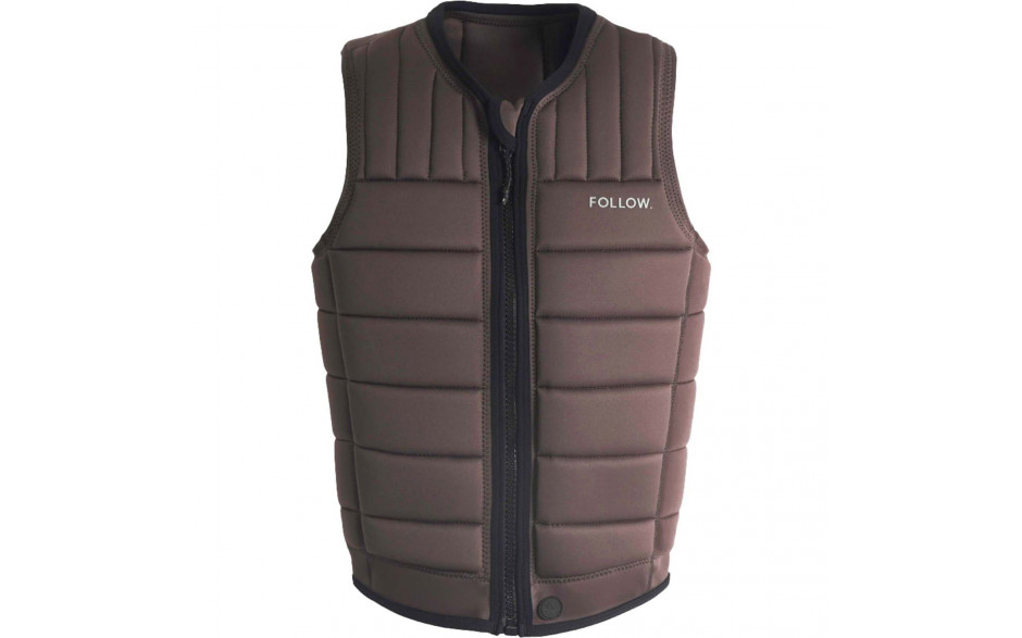 Follow Wake Total Wake Impact Vest - Dark Brown #2025 