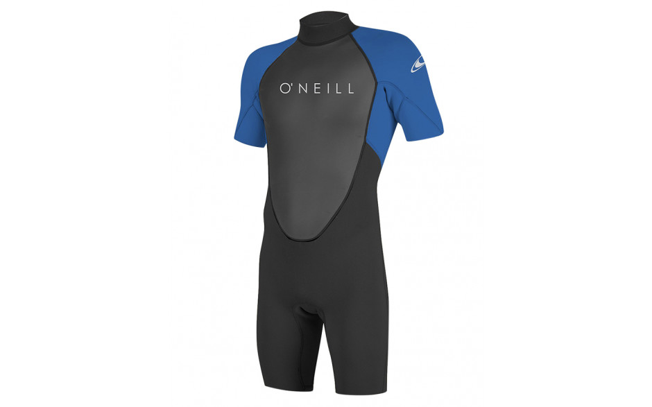 O'NEILL WETSUIT REACTOR 2 BACK ZIP S/S SPRING BLACK/OCEAN 2MM #2025