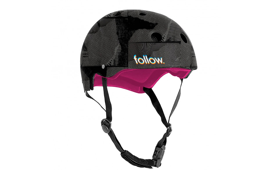 Follow Pro Graphic Wake/Kayak/Kite Helmet - Order Black #2024