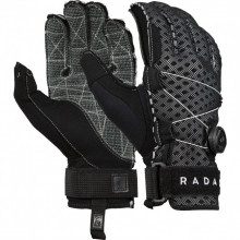 RADAR GLOVE VAPOR-K BOA INSIDE-OUT BLK/GREY ARIAPRENE #2022