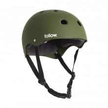 Follow Safety First #2022 Wake/Kayak/Kite Helmet - Olive