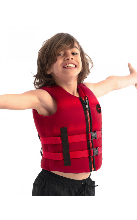 JOBE NEOPRENE VEST JUNIOR RED #2025